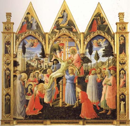 Fra Angelico The Deposition Norge oil painting art